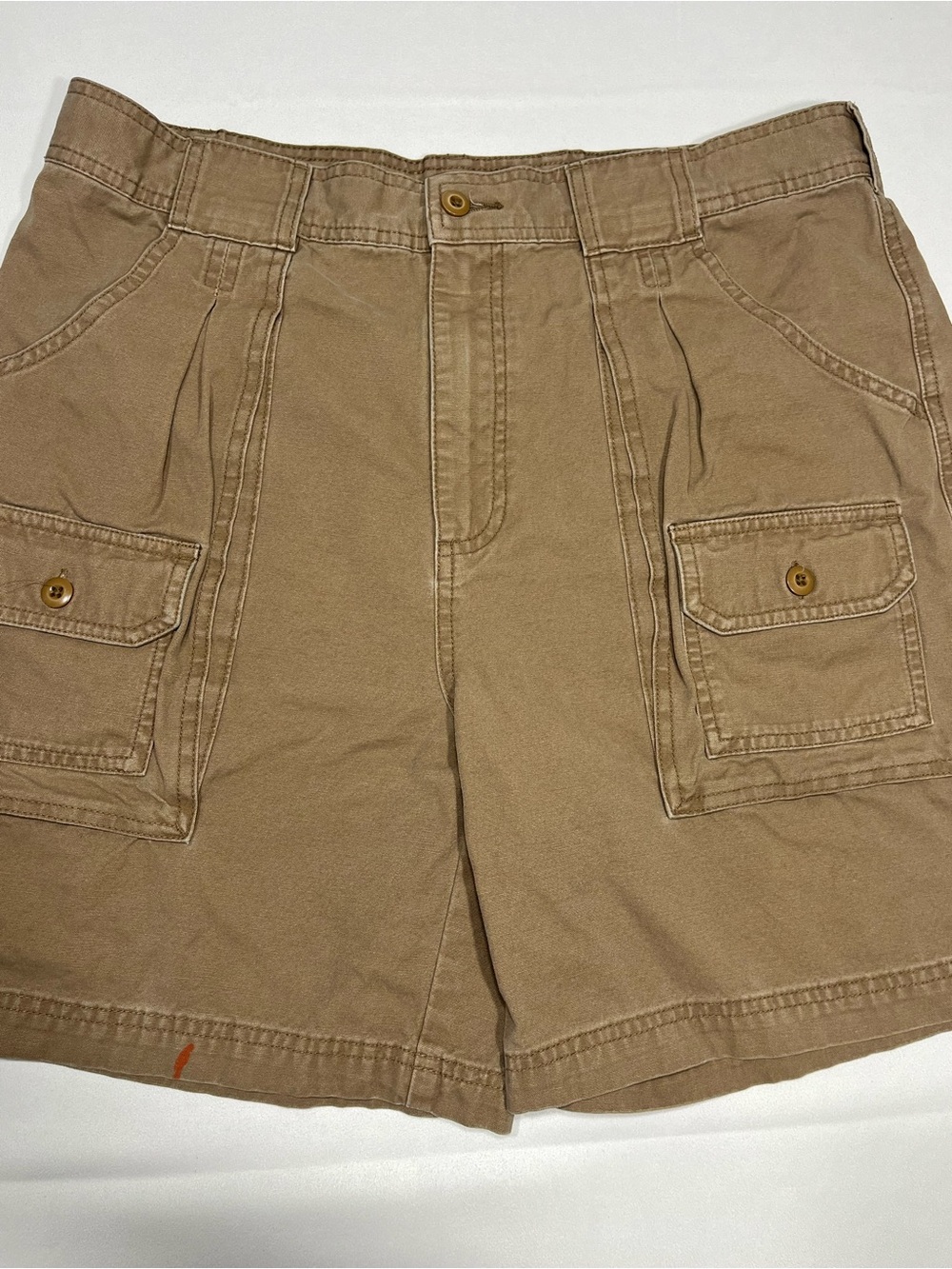 Cabela’s Men’s Cargo Shorts‎ Khaki Tan Cotton Utility Size 33
